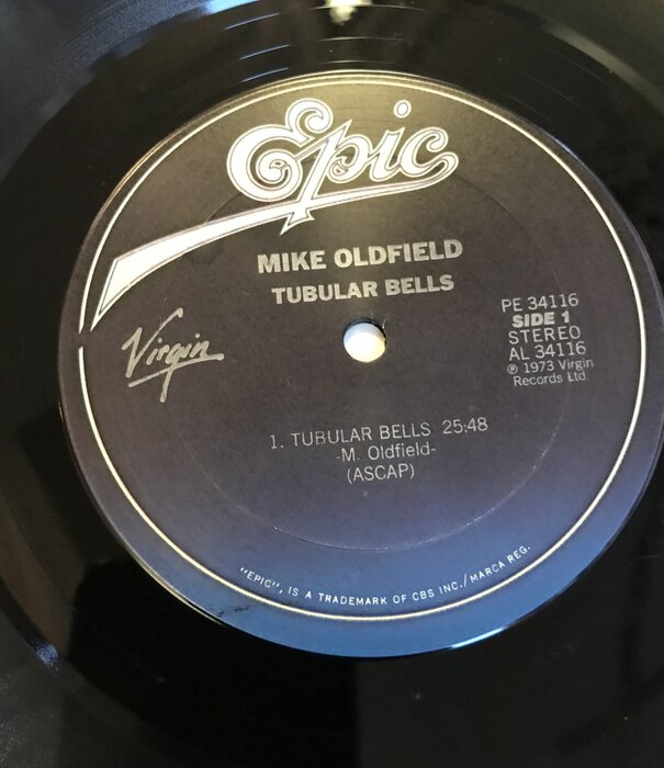 Mike Oldfield - Tubular Bells - PE 34116 - Vinyl LP (USED)
