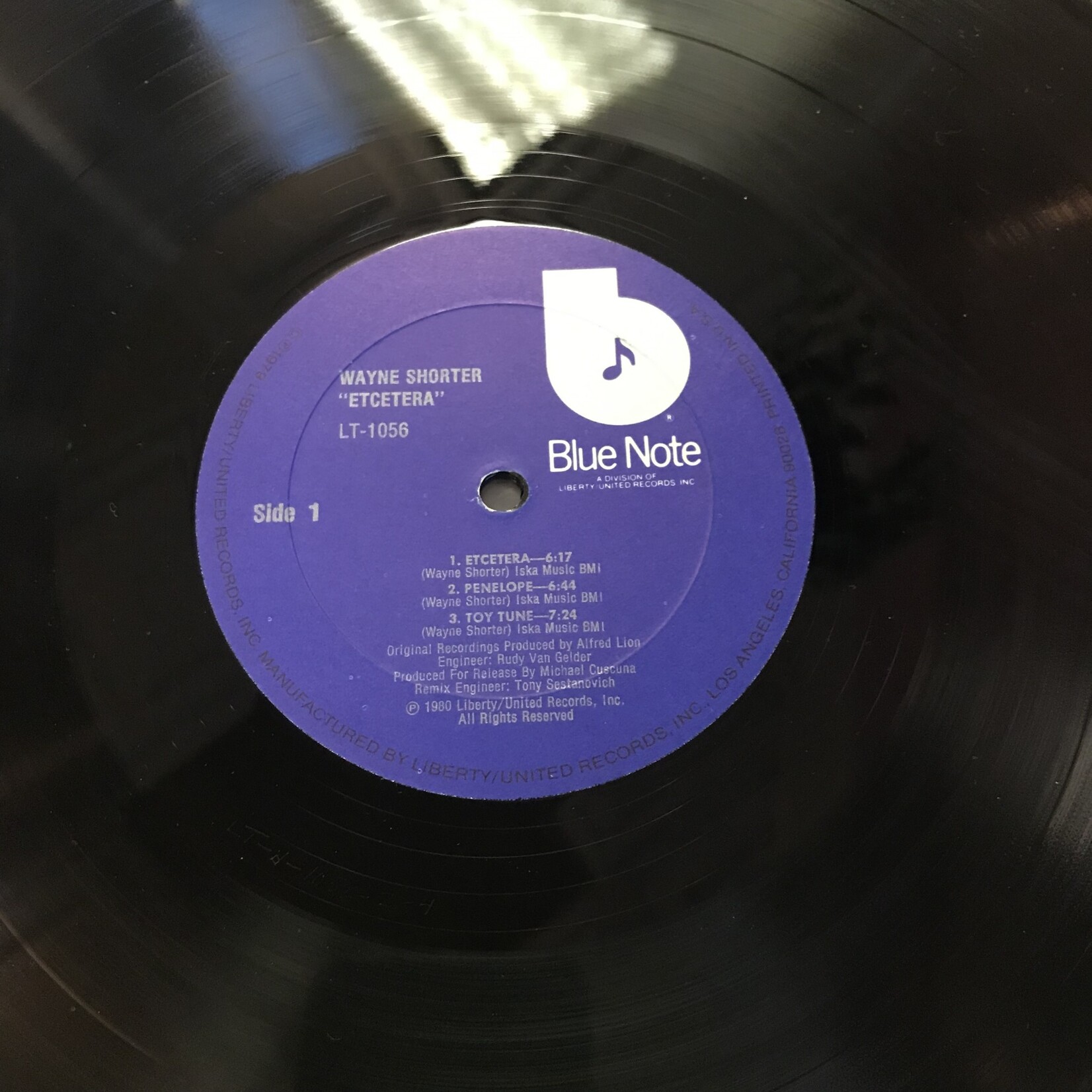 Wayne Shorter - Etcetera - LT 1056 - Vinyl LP (USED)