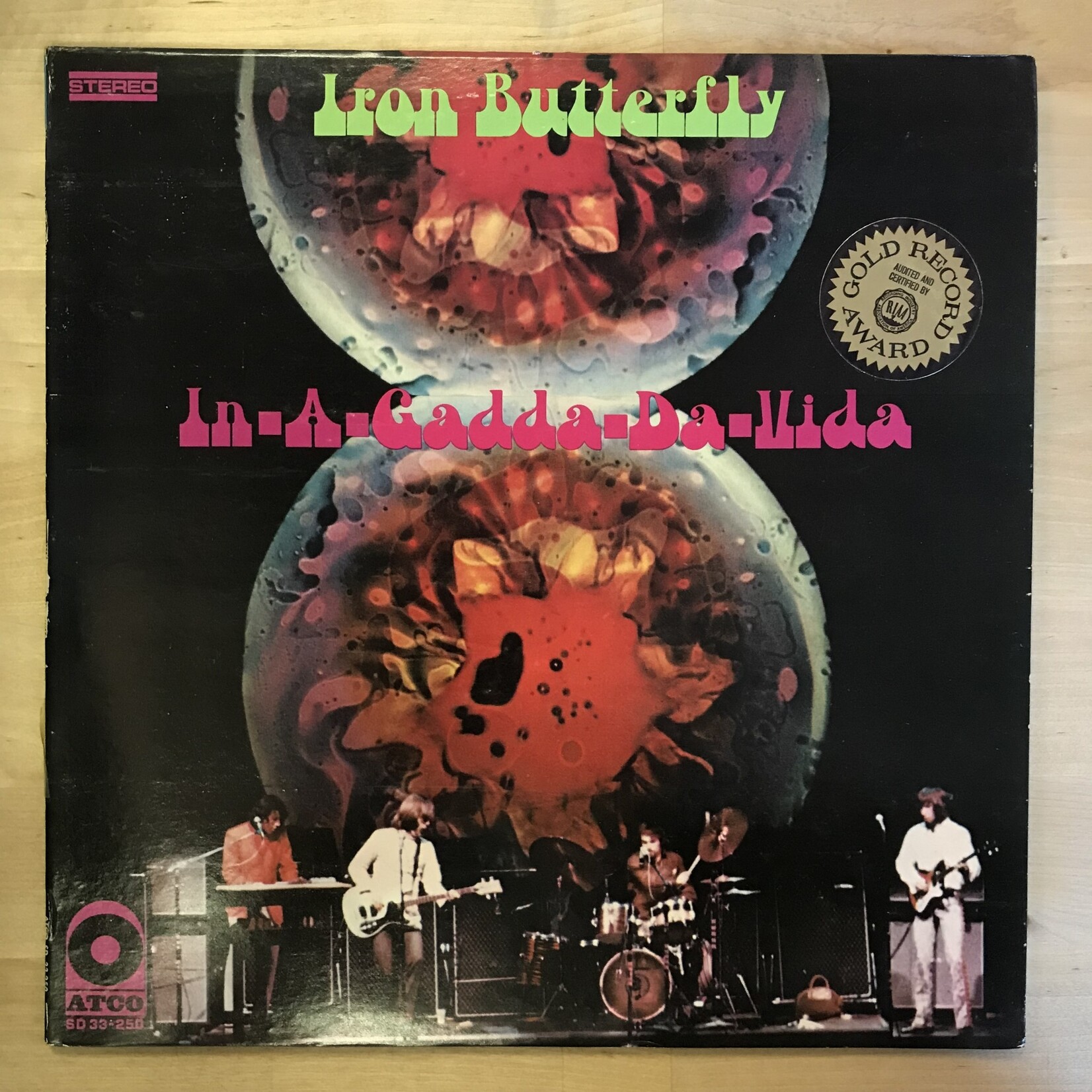 Iron Butterfly - In-A-Gadda-Da-Vida (Misprint / Terra Haute) - SD 33 250 - Vinyl LP (USED)