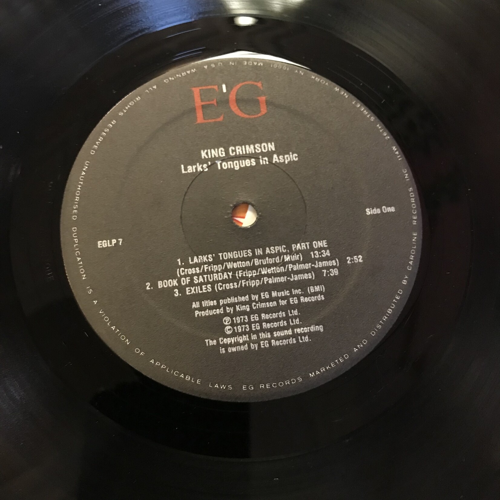 King Crimson - Larks’ Tongues In Aspic (1989 RE) - Vinyl LP (USED)