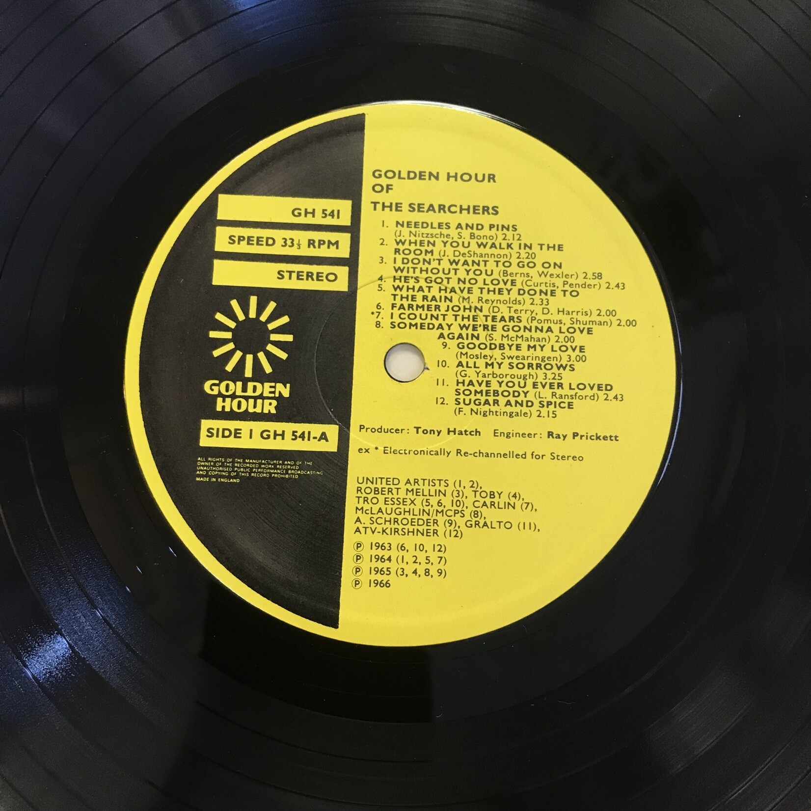 Searchers - Golden Hour Of The Searchers - GH 541 - Vinyl LP (USED UK)