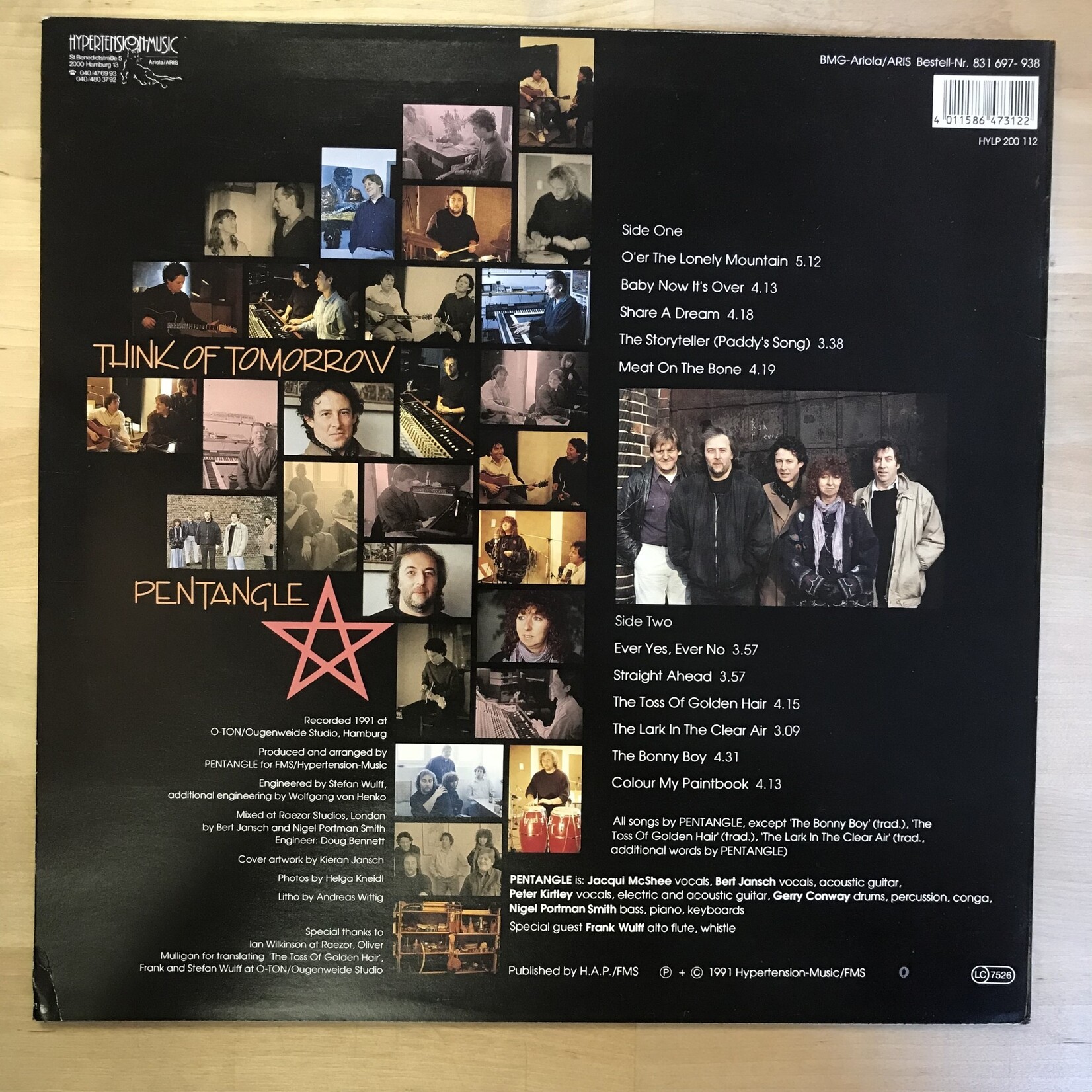Pentangle - Think Of Tomorrow - HYLP 200 112 - Vinyl LP (USED - GERMANY)