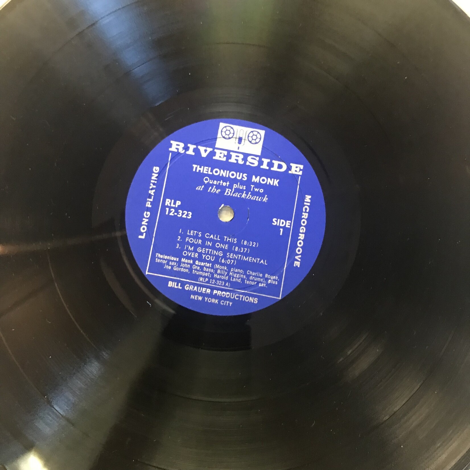 Thelonious Monk - At The Blackhawk - 12-323 (1960 MONO) - Vinyl LP (USED)