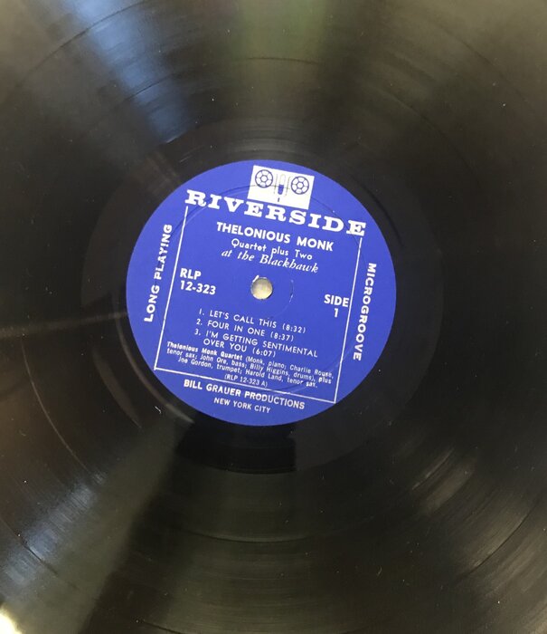 Thelonious Monk - At The Blackhawk - 12-323 (1960 MONO) - Vinyl LP (USED)