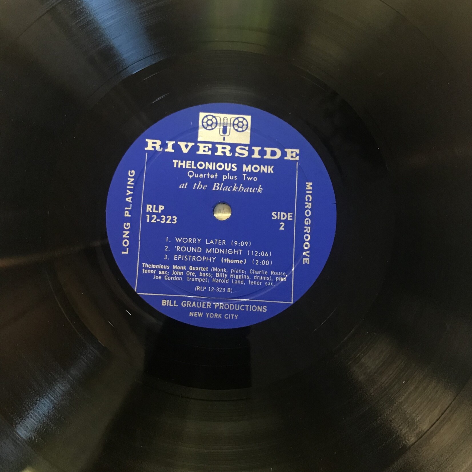 Thelonious Monk - At The Blackhawk - 12-323 (1960 MONO) - Vinyl LP (USED)