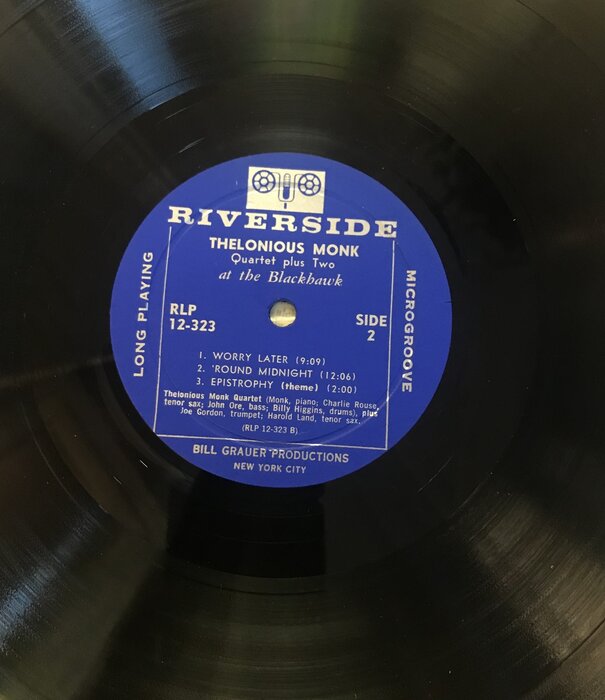 Thelonious Monk - At The Blackhawk - 12-323 (1960 MONO) - Vinyl LP (USED)