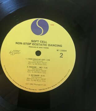 Soft Cell - Non Stop Ecstatic Dancing (Columbia House) - W1 23694 1 B - Vinyl EP (USED)