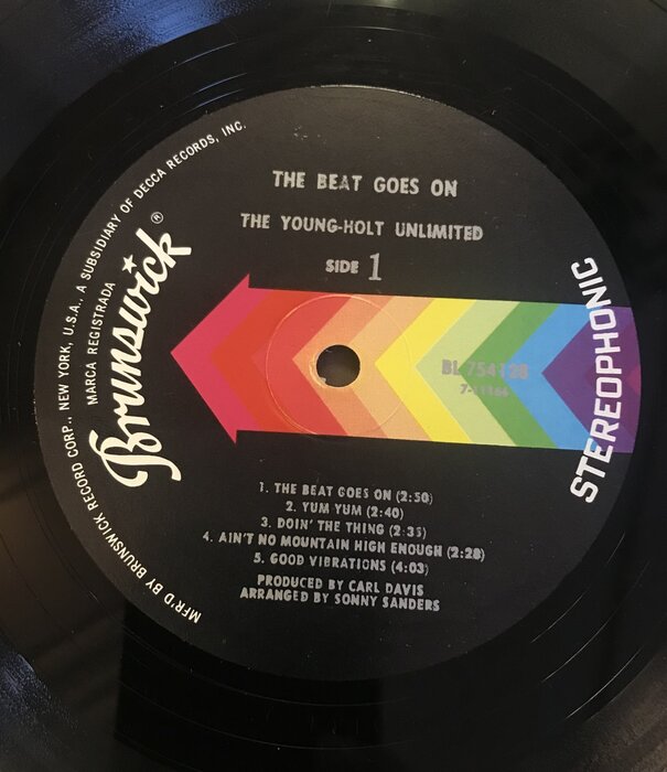 Young-Holt Unlimited - The Beat Goes On - BL754128 - Vinyl LP (USED)