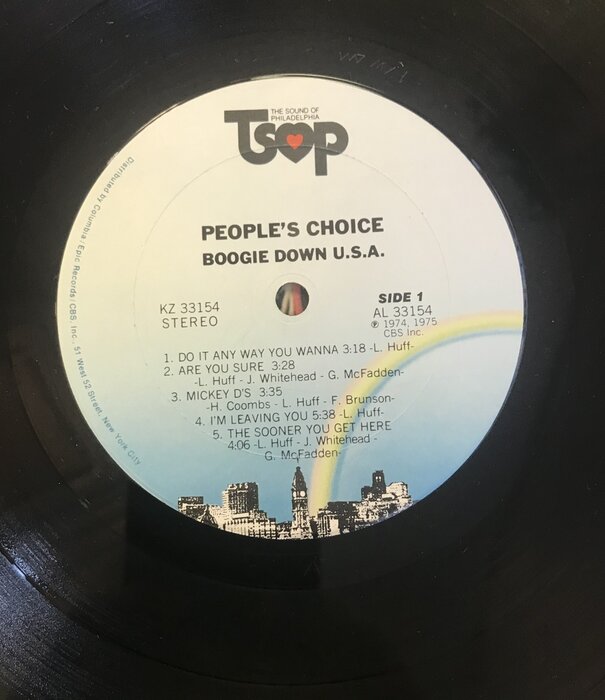 People’s Choice - Boogie Down U.S.A. - KZ33154 - Vinyl LP (USED)