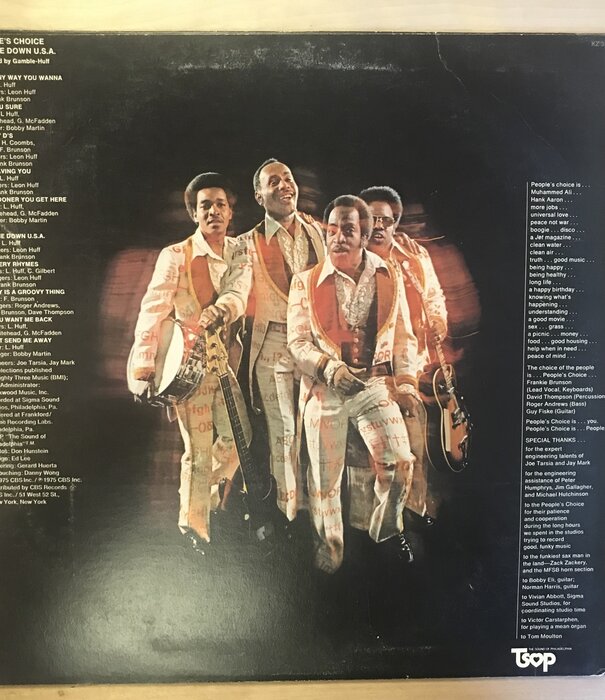 People’s Choice - Boogie Down U.S.A. - KZ33154 - Vinyl LP (USED)