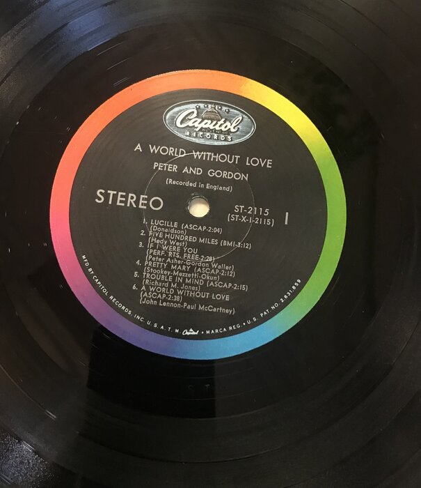 Peter And Gordon - A World Without Love - ST 2115 - Vinyl LP (USED)