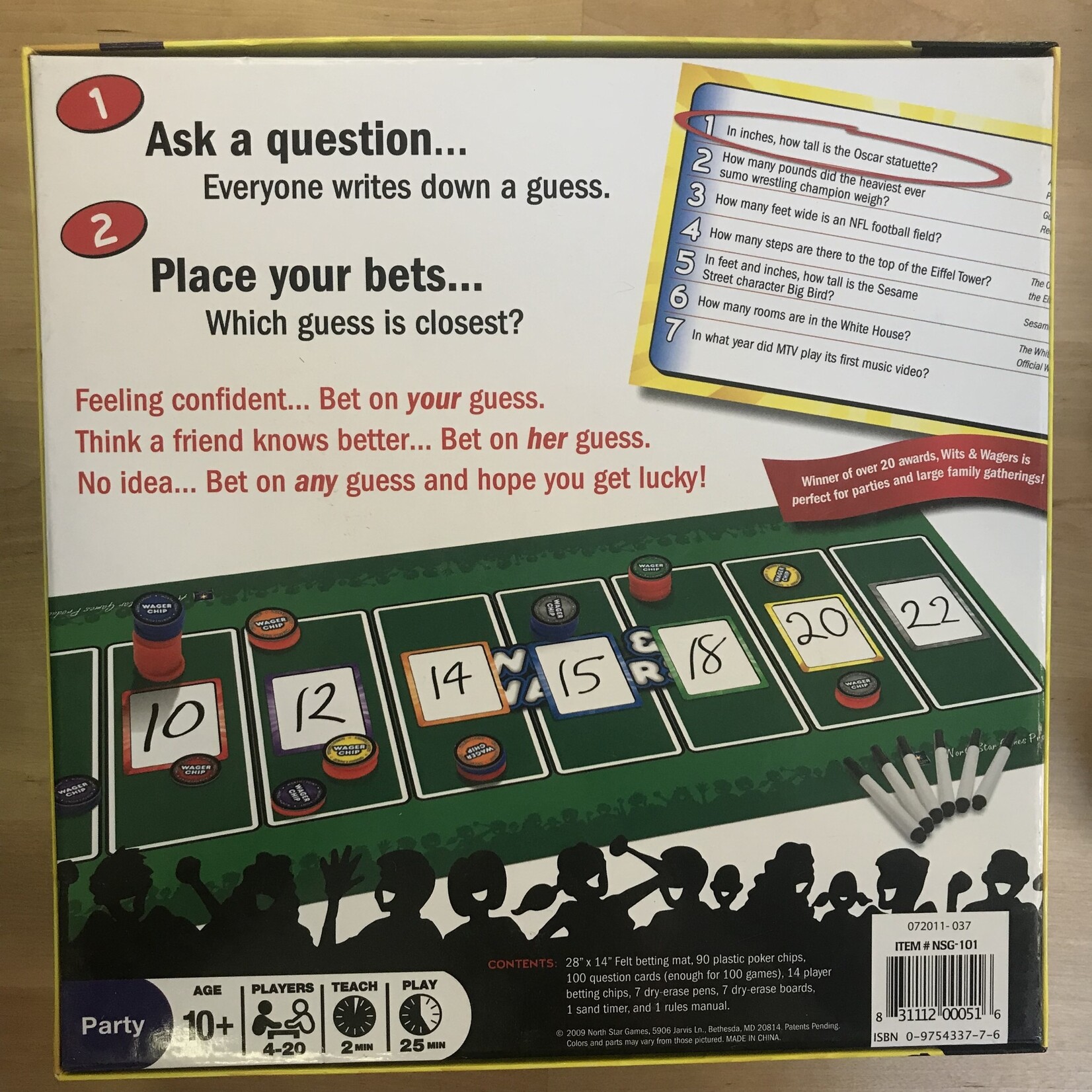 Wits & Wagers - Board Game (USED)