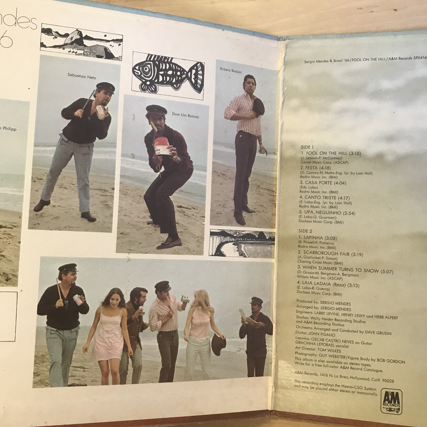 Sergio Mendes & Brasil ‘66 - Fool On The Hill - SP4160 - Vinyl LP (USED)