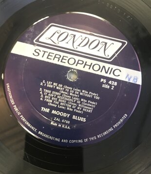 Moody Blues - Go Now: The Moody Blues #1 (Misprint) - PS428 - Vinyl LP (USED)