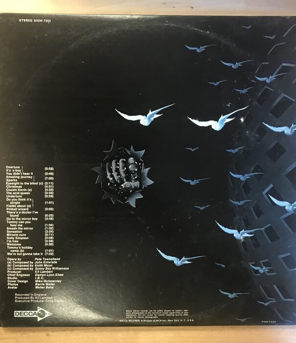 Who - Tommy (Decca) - DXSW 7205 - Vinyl LP (USED)