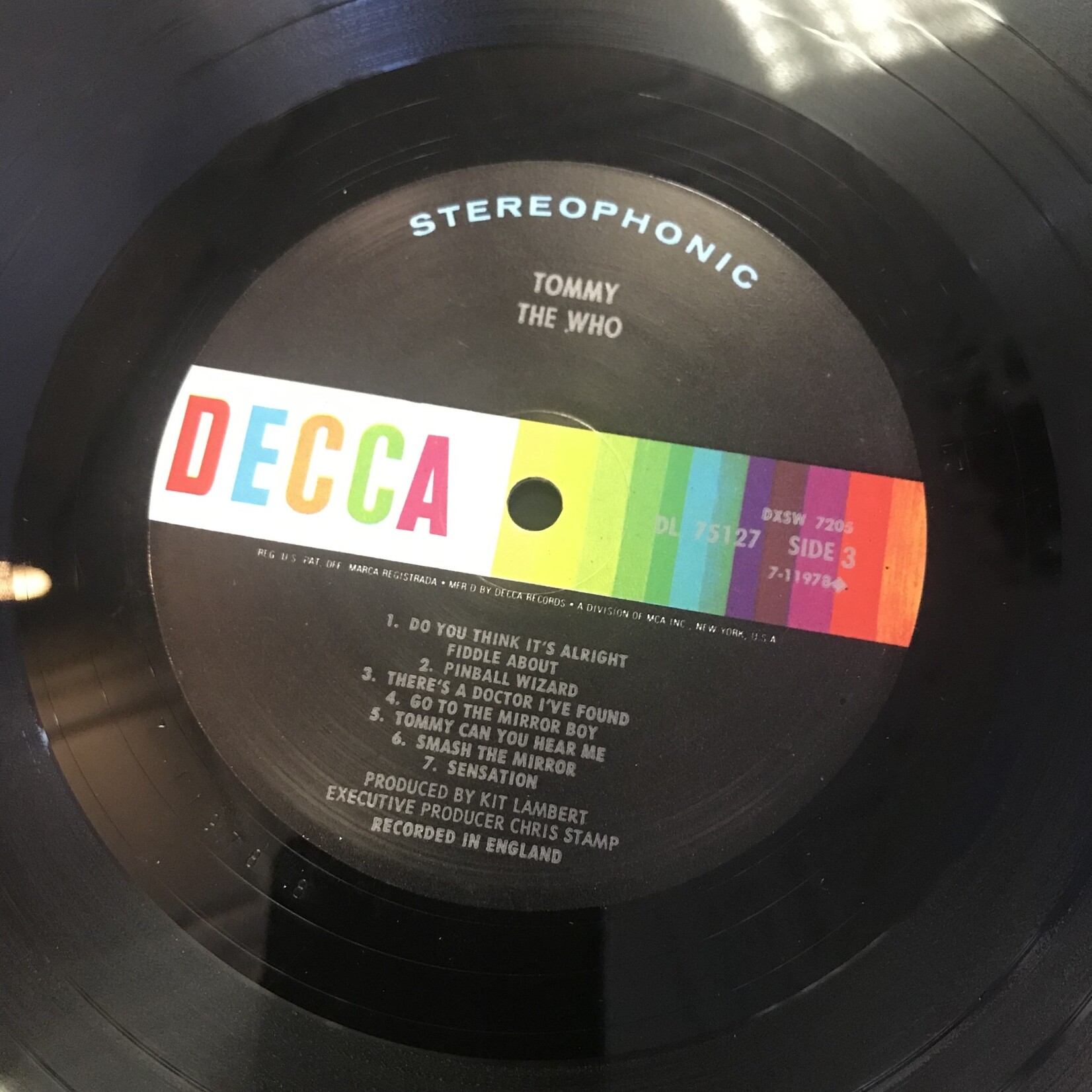 Who - Tommy (Decca) - DXSW 7205 - Vinyl LP (USED)