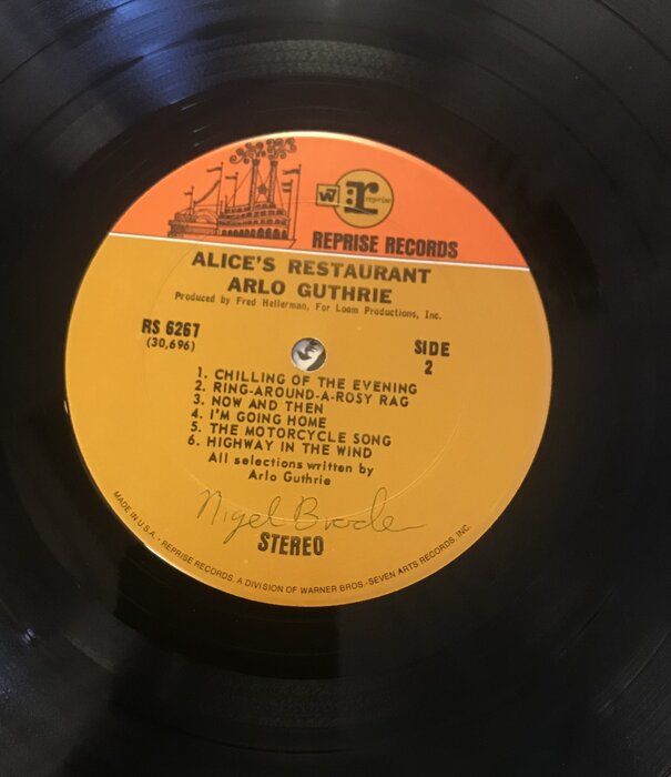 Arlo Guthrie - Alice's Restaurant - RS6267 - Vinyl (USED)