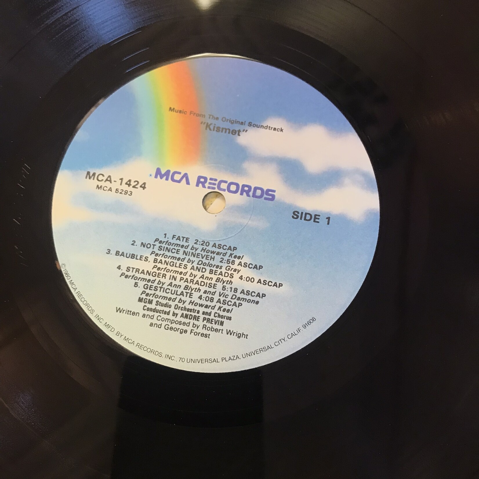 Kismet - Music From The Original Soundtrack - MCA1424 - Vinyl LP (USED)