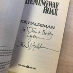 Joe Haldeman - The Hemingway Hoax (SIGNED) - Paperback MM (USED - 5DB)