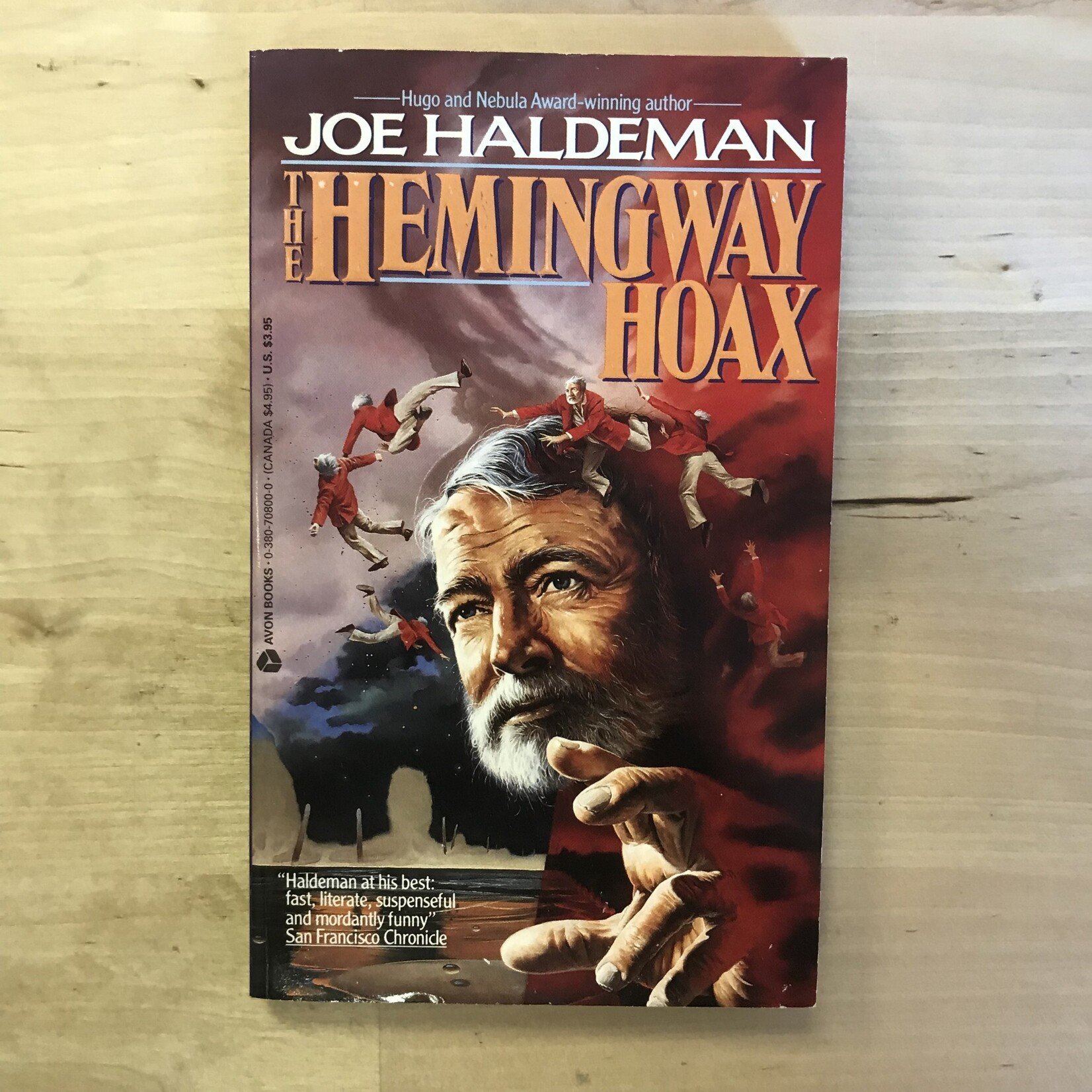 Joe Haldeman - The Hemingway Hoax (SIGNED) - Paperback MM (USED - 5DB)