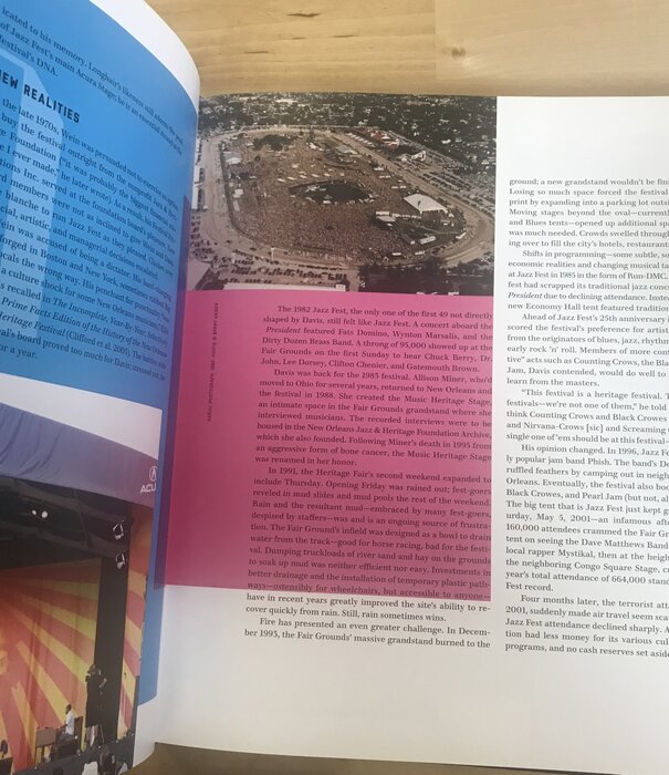 Jazz Fest: The New Orleans Jazz & Heritage Festival - Hardback and CD (USED)