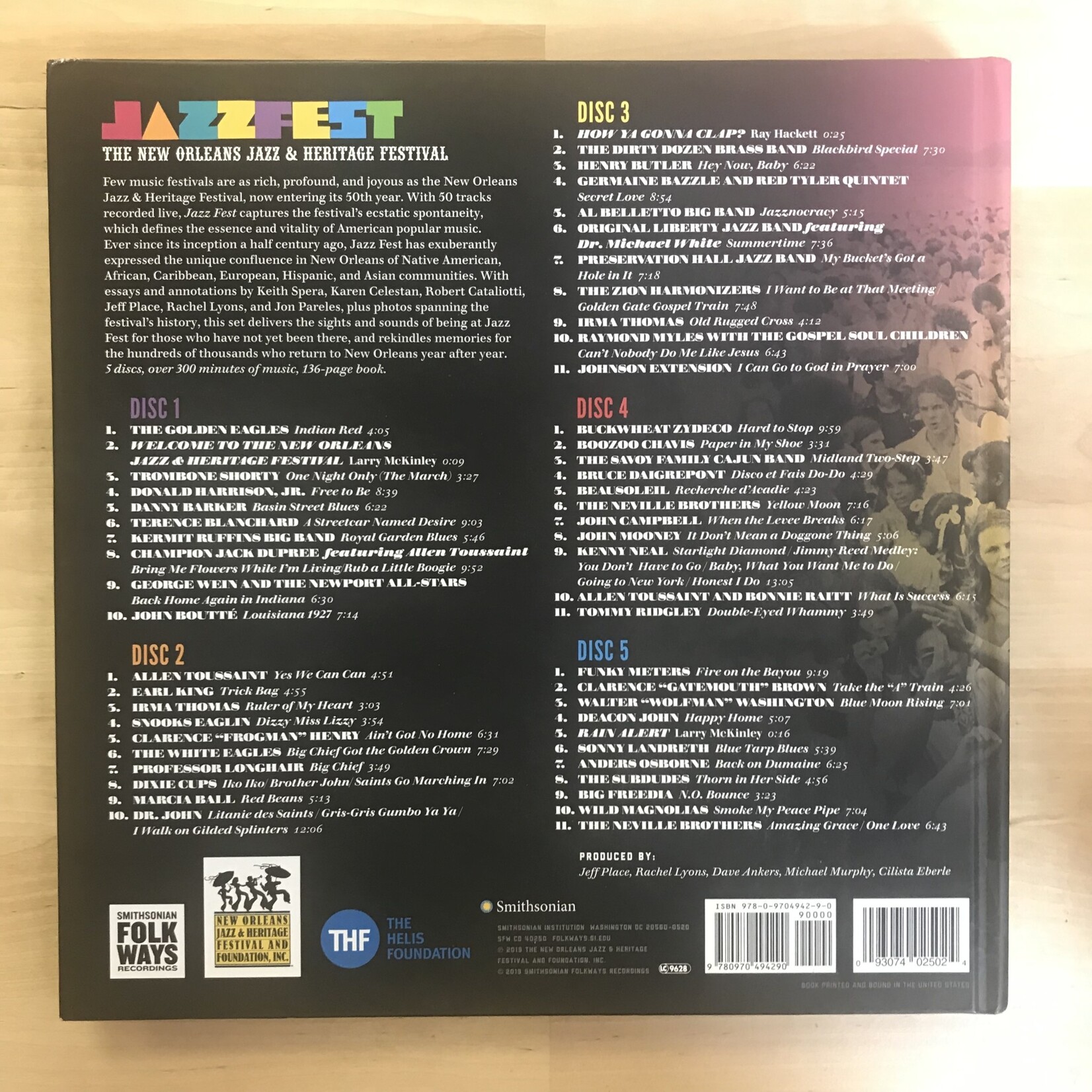 Jazz Fest: The New Orleans Jazz & Heritage Festival - Hardback and CD (USED)