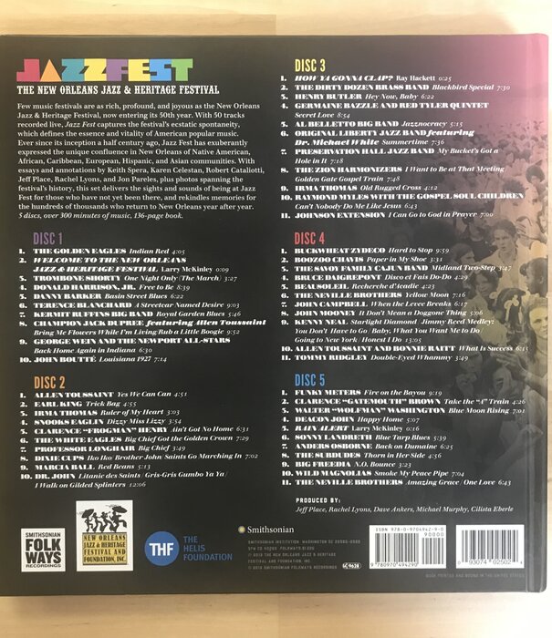 Jazz Fest: The New Orleans Jazz & Heritage Festival - Hardback and CD (USED)