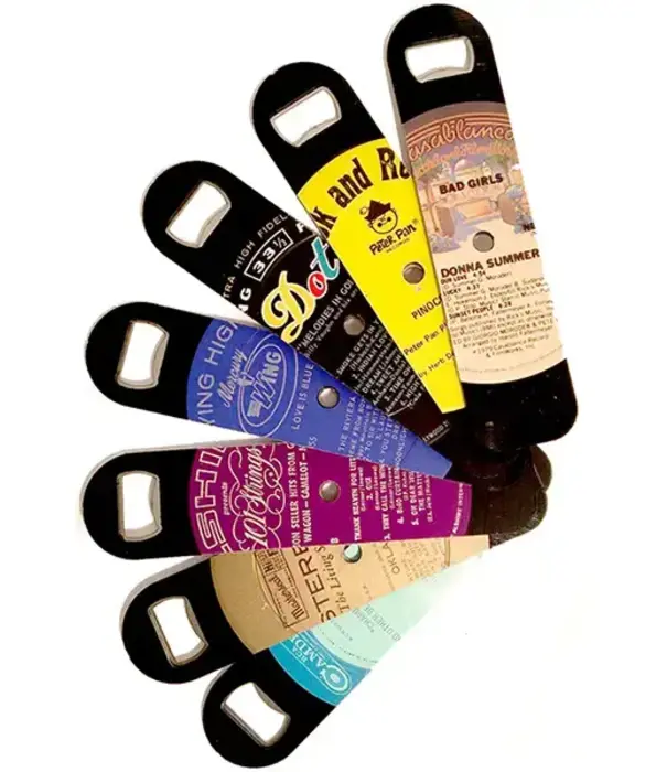 Magnetic Vinyl Record Bottle Openers - Home Goods (NEW)