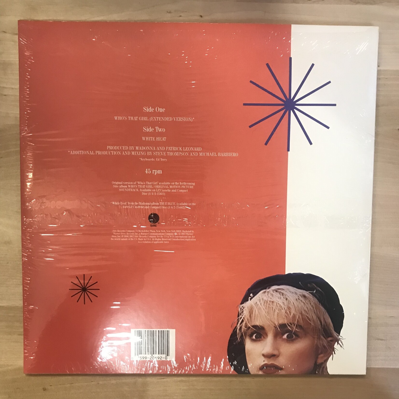 Madonna - Who’s That Girl - 0 20692 - Vinyl 12-Inch Single (USED)