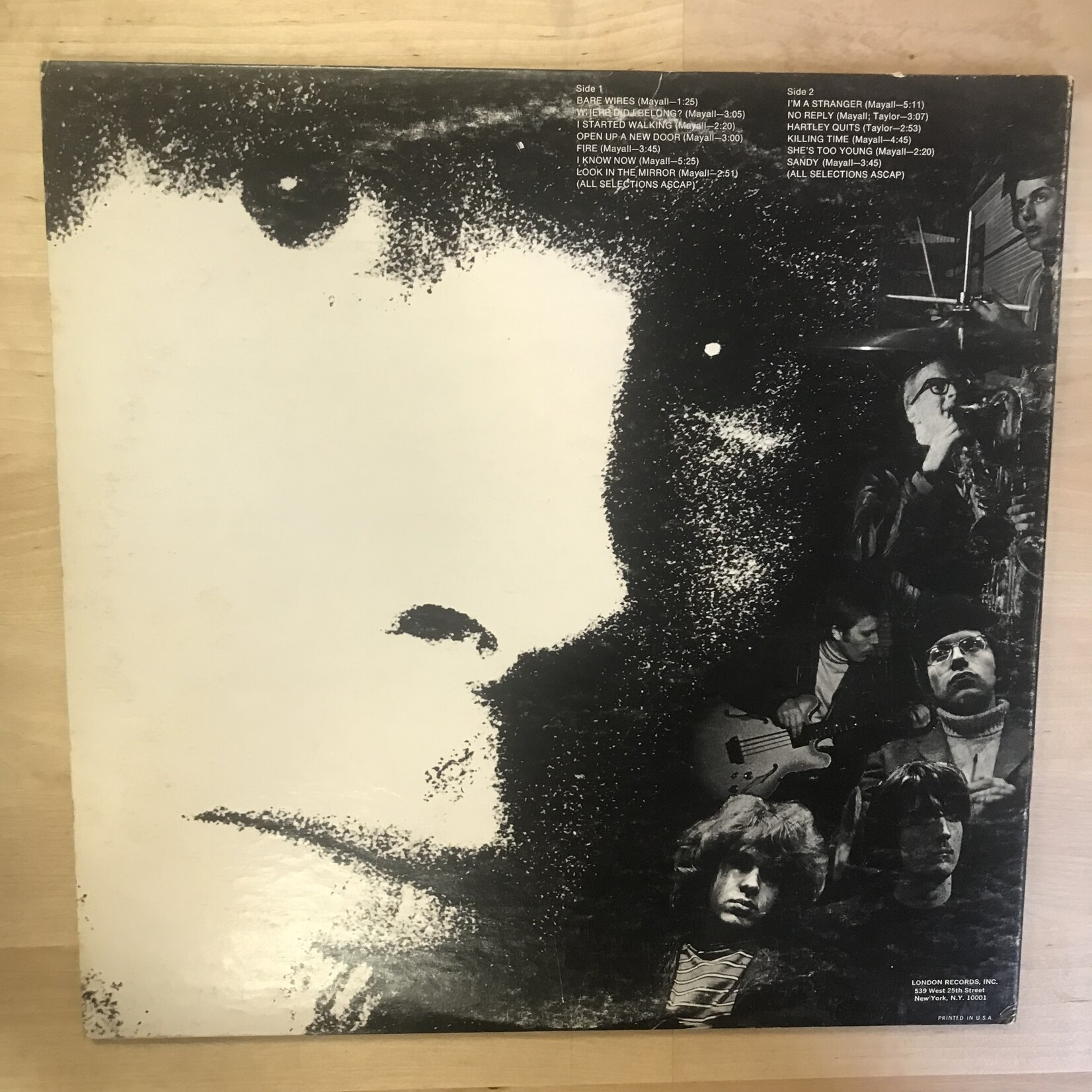 John Mayall’s Bluesbreakers - Bare Wires - PS537 - Vinyl LP (USED)