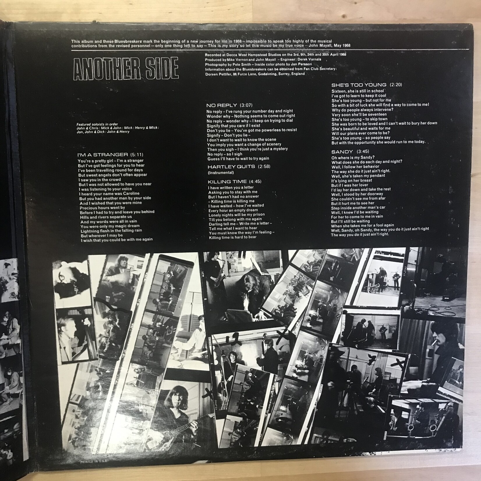 John Mayall’s Bluesbreakers - Bare Wires - PS537 - Vinyl LP (USED)