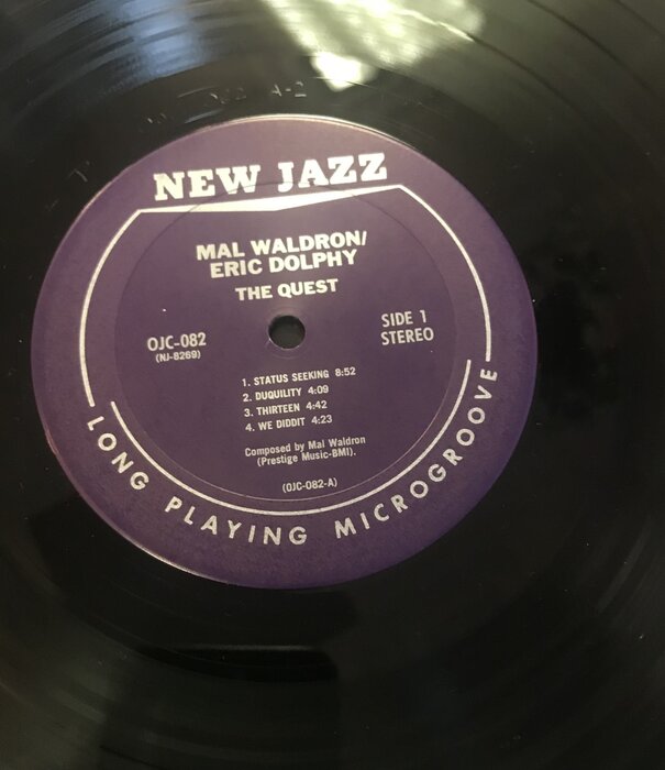 Mal Waldron (With Eric Dolphy And Booker Ervin) – The Quest (1983 RE) - OJC 082 - Vinyl LP (USED)