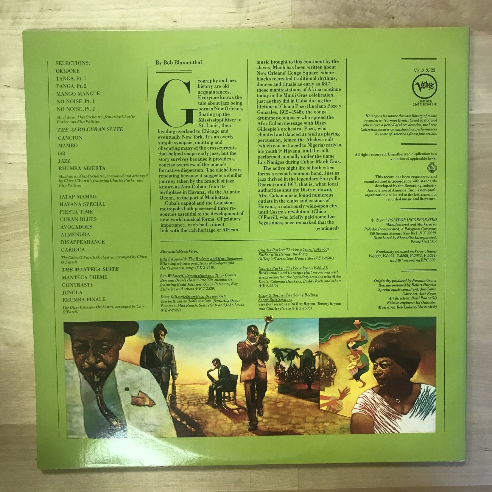 Machito / Chico O'Farrill / Charlie Parker / Dizzy Gillespie – Afro-Cuban Jazz - VE 2 2522 - Vinyl LP (USED)
