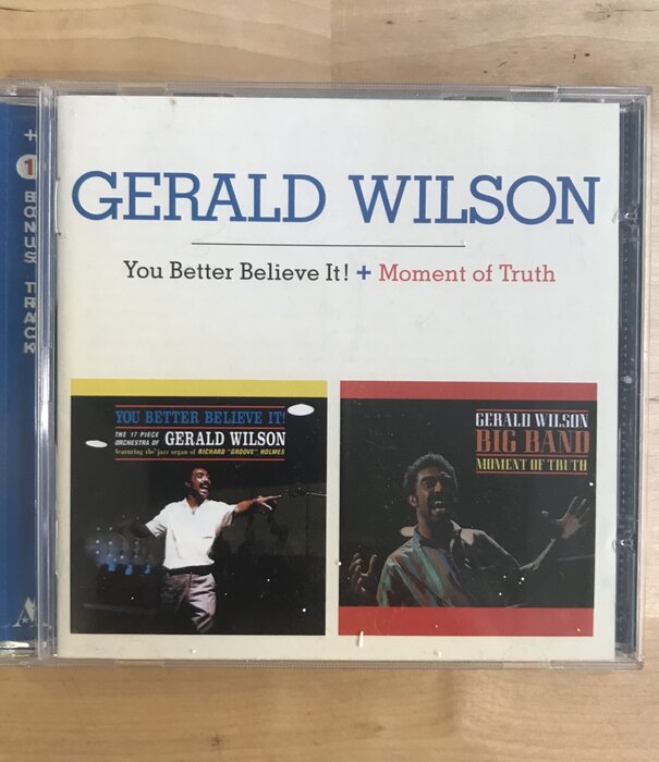 Gerald Wilson - You Better Believe It + Moment Of Truth - CD (USED)