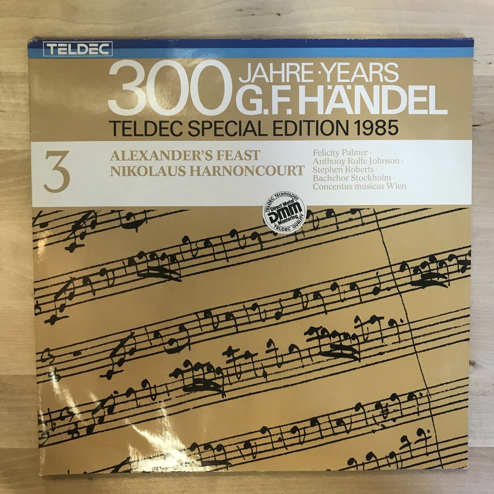 Nikolaus Harnoncourt - G. F. Handel - Alexander’s Feast - 6.48223 - Vinyl LP (USED)