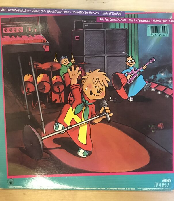 Chipmunks - Chipmunk Rock - AFL1 4304 - Vinyl LP (USED)