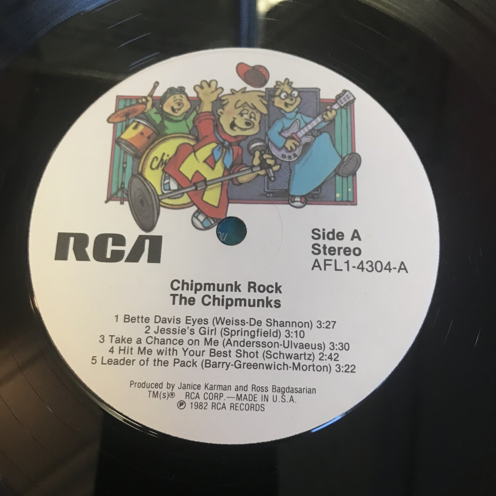 Chipmunks - Chipmunk Rock - AFL1 4304 - Vinyl LP (USED)