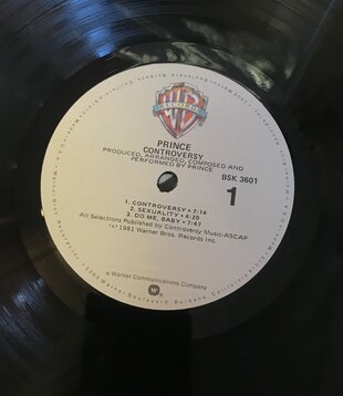 Prince - Controversy (w/ Poster) - BSK 3601 - Vinyl LP (USED)
