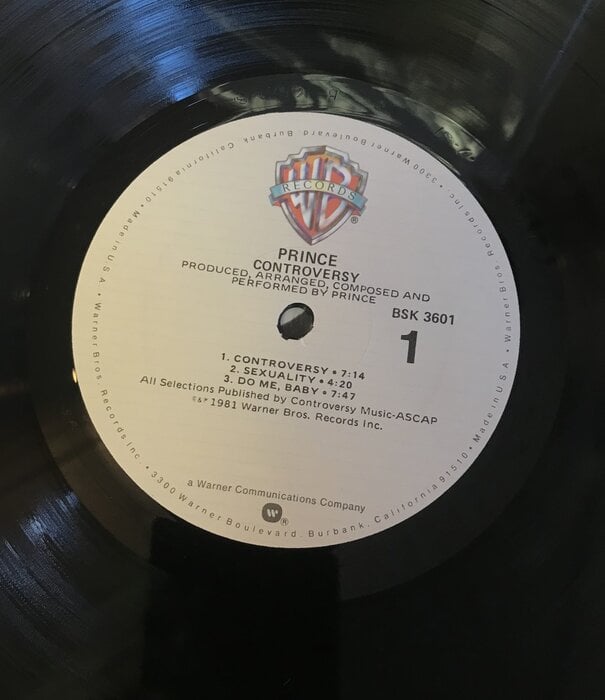 Prince - Controversy (w/ Poster) - BSK 3601 - Vinyl LP (USED)