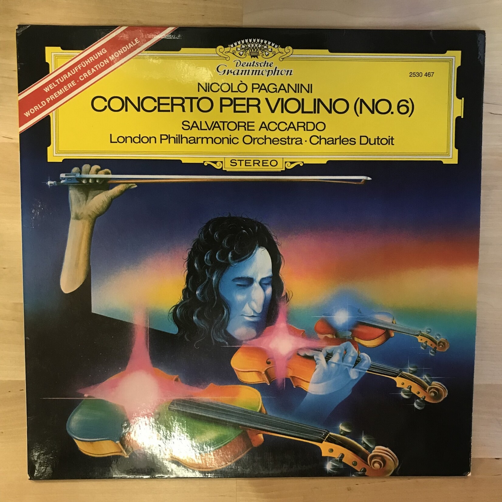Salvatore Accardo - Nicolo Paganini: Concerto Per Violino (No. 6) - 2530 467 - Vinyl LP (USED)