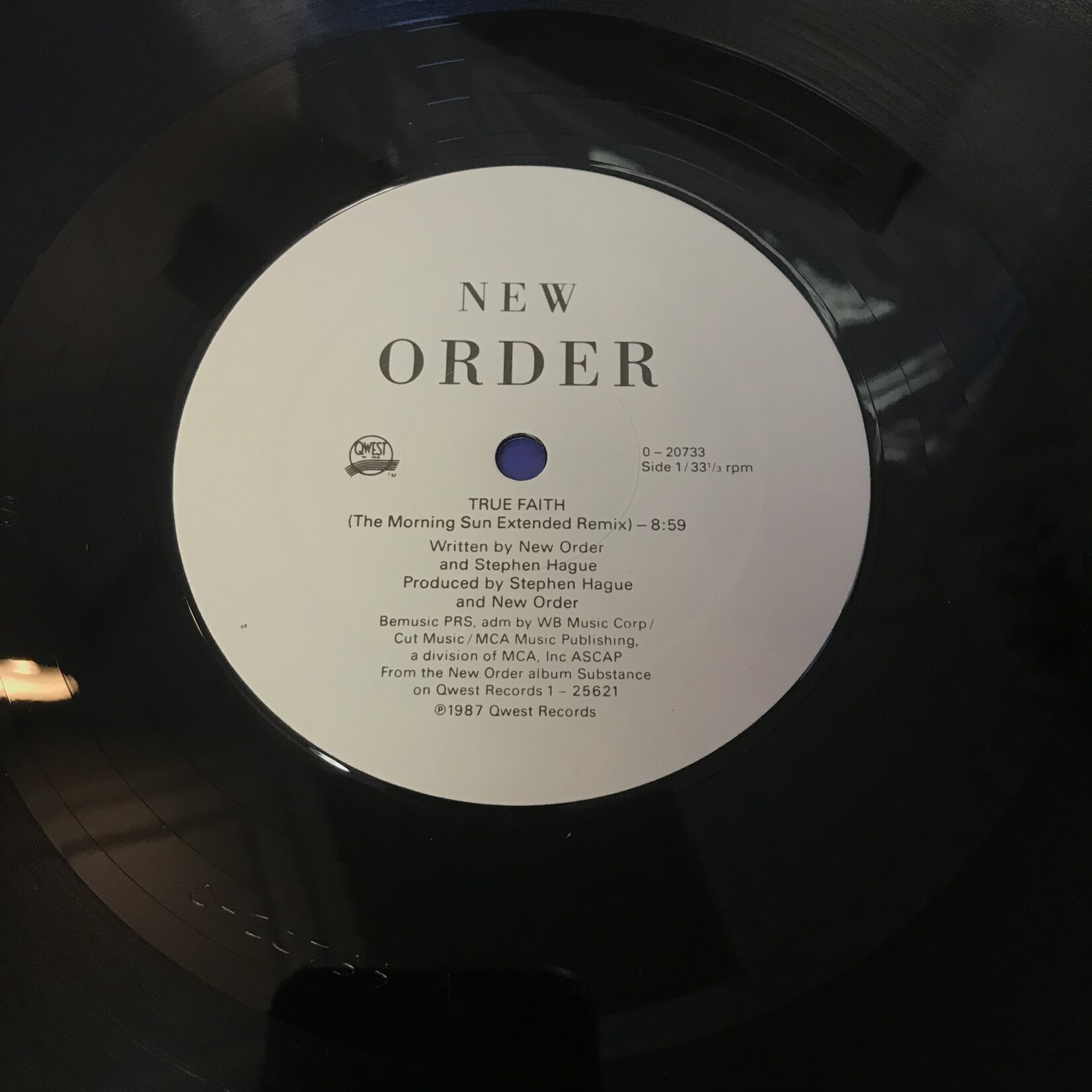 New Order - True Faith / 1963 - 20733 0 - Vinyl 12-Inch Single (USED)