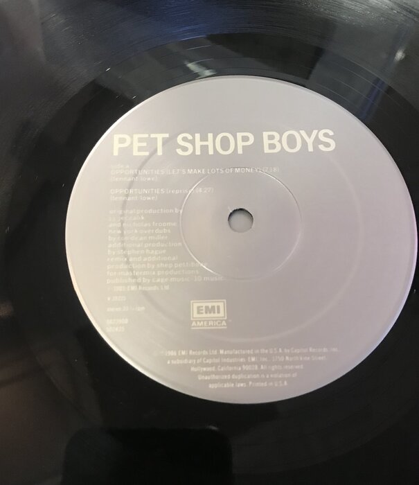 Pet Shop Boys - Opportunities - V19215 - Vinyl 12-Inch Single (USED)