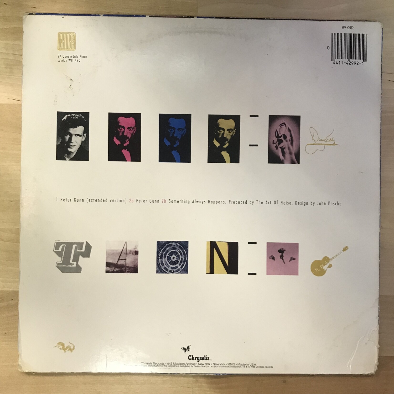 Art Of Noise - Peter Gunn - 4V9 42992 - Vinyl 12-Inch Single (USED)