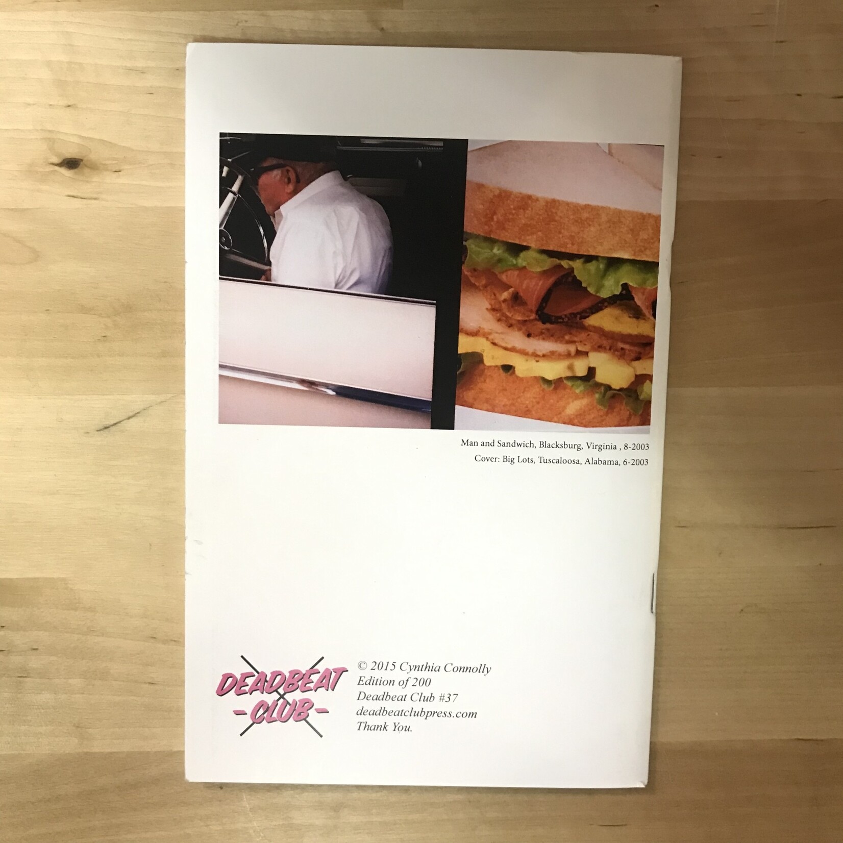 Cynthia Connolly - Big Lots - Zine (2015)