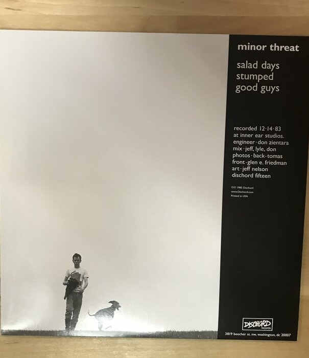 Dischord Minor Threat - Salad Days / Stumped / Good Guys - DIS15 - Vinyl 45 (NEW)