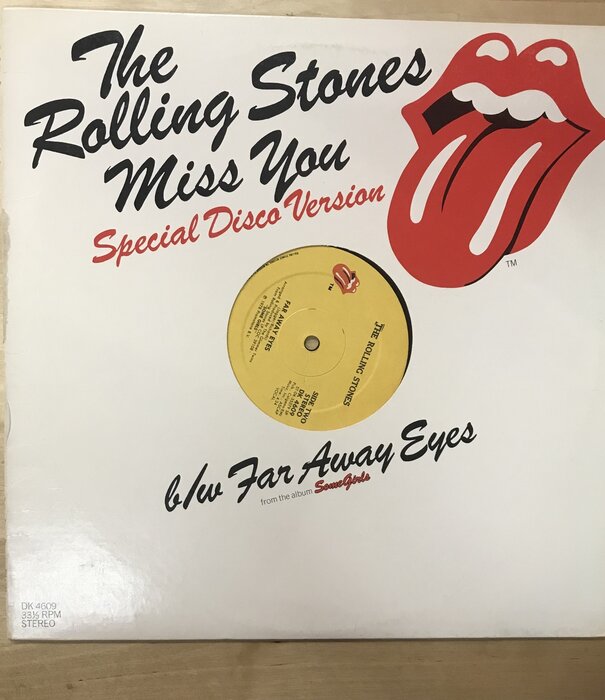 Rolling Stones - Miss You / Fade Away Eyes - DK4060 - Vinyl 12-Inch Single (USED)