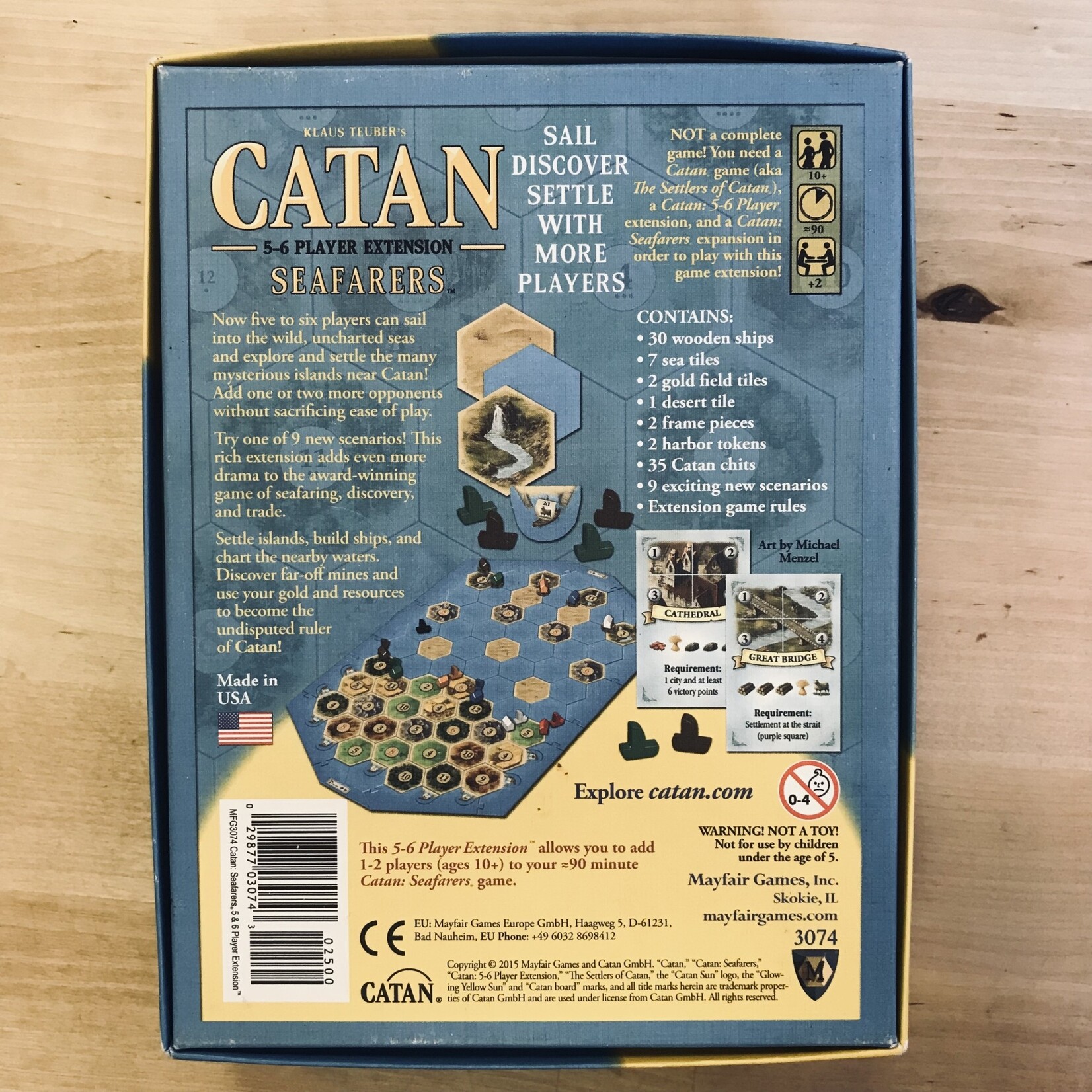 Catan - Seafarers: 5-6 Player Extension - Board Game (USED - COMPLETE)