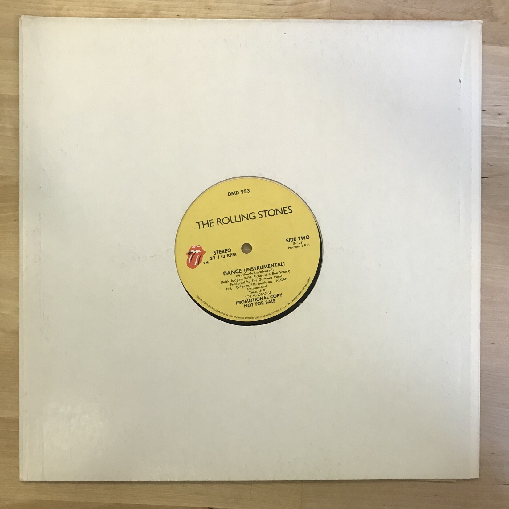Rolling Stones - If I Was A Dancer (Pt. 2) - DMD 253 - Vinyl 12-Inch Single (USED)