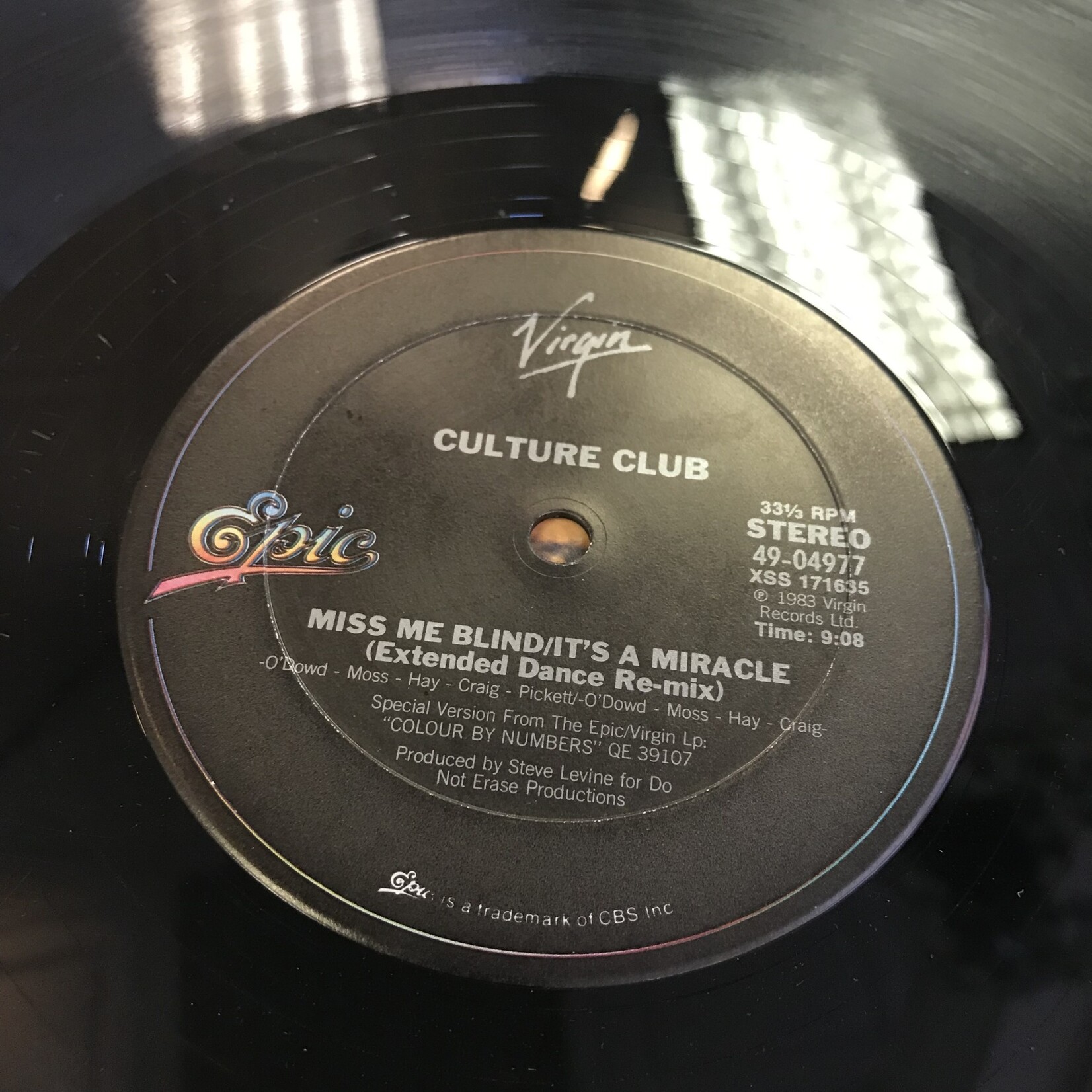 Culture Club - Miss Me Blind - 49-04977 - Vinyl 12-Inch Single (USED)