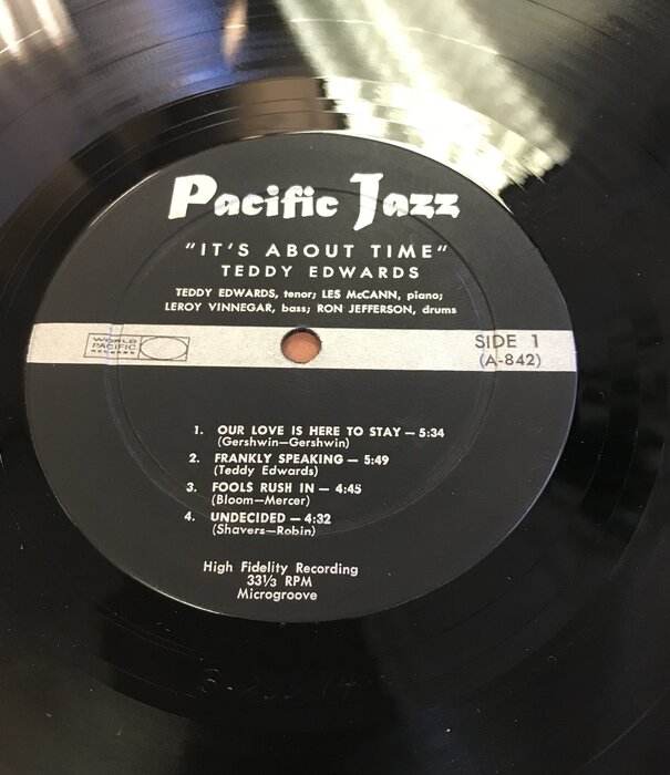 Teddy Edwards - It’s About Time - PJ6 - Vinyl LP (USED)